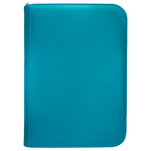 Ultra Pro Vivid 4-Pocket Zippered PRO-Binder - Teal - Deck Out Gaming