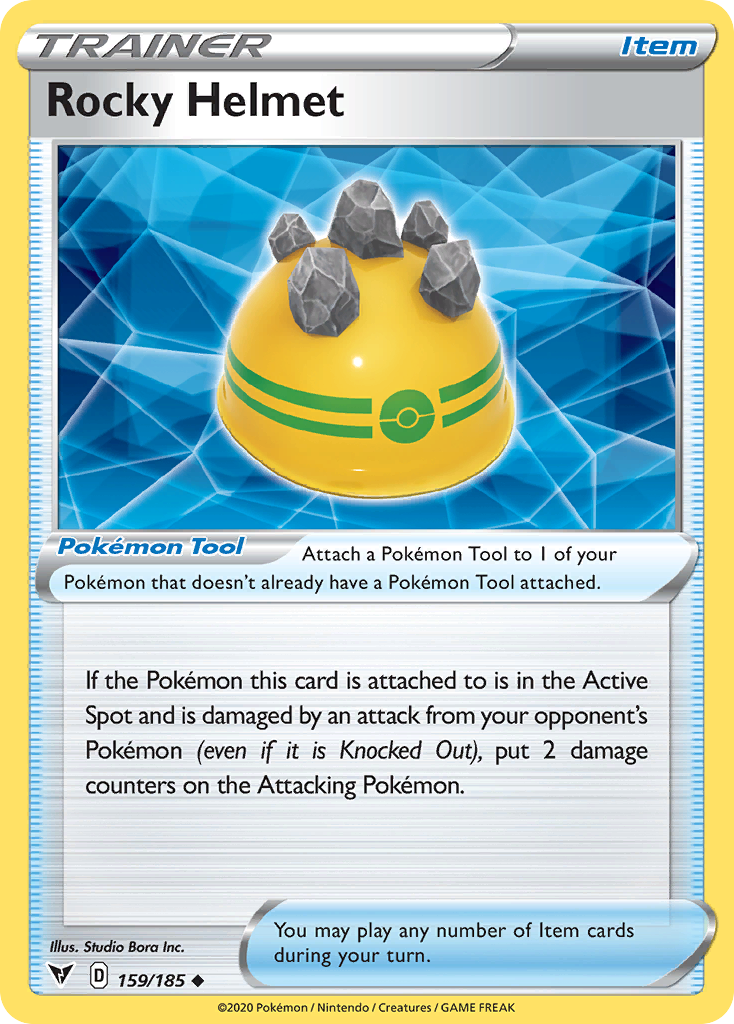 Rocky Helmet [SWSH04: Vivid Voltage] Reverse Holofoil - Deck Out Gaming