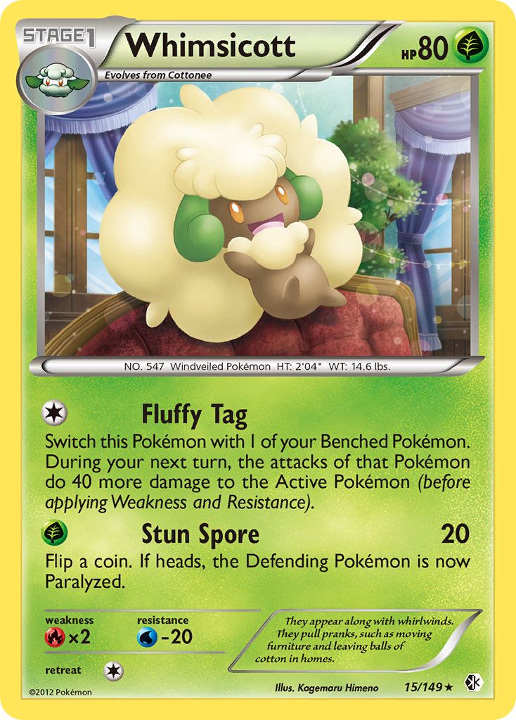 Whimsicott (15) [Boundaries Crossed] - Deck Out Gaming