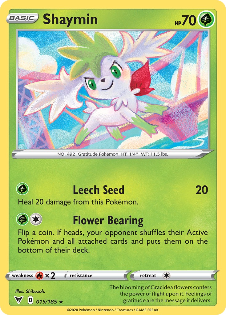 Shaymin [SWSH04: Vivid Voltage] Reverse Holofoil - Deck Out Gaming