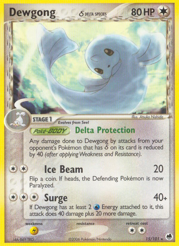 Dewgong (Delta Species) (15) [Dragon Frontiers] - Deck Out Gaming