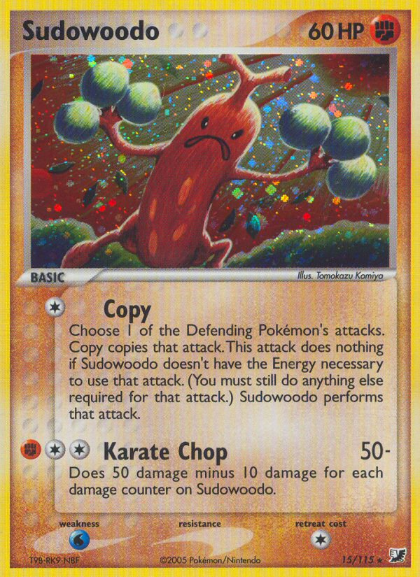 Sudowoodo (15) [Unseen Forces] Reverse Holofoil - Deck Out Gaming