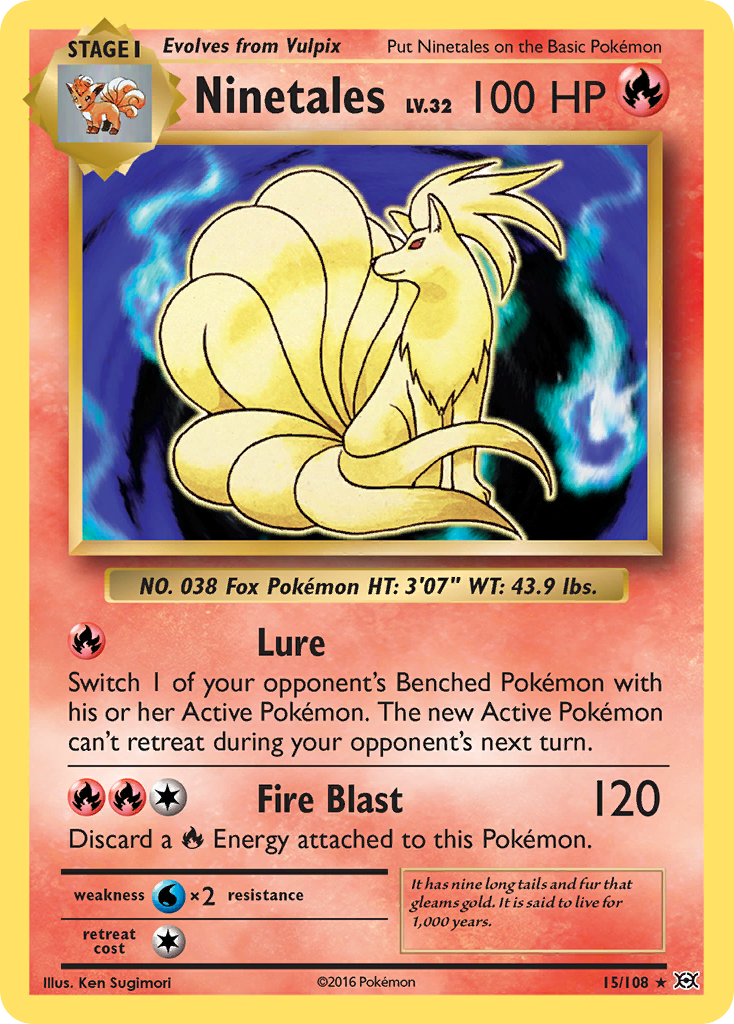 Ninetales (15) [XY - Evolutions] - Deck Out Gaming