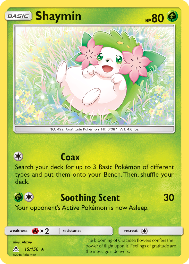 Shaymin (15) (15) [SM - Ultra Prism] - Deck Out Gaming