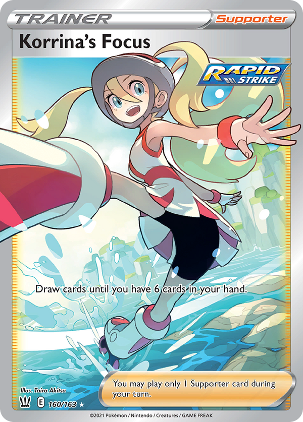 Korrina's Focus (Full Art) [SWSH05: Battle Styles] - Deck Out Gaming