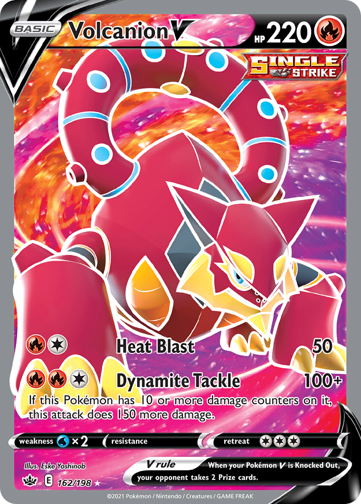 Volcanion V (162/198) [Sword & Shield: Chilling Reign] - Deck Out Gaming