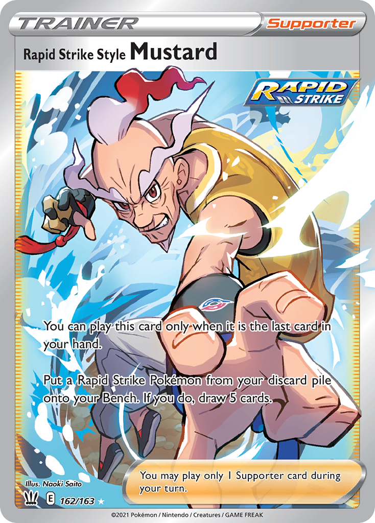 Rapid Strike Style Mustard (Full Art) [SWSH05: Battle Styles] - Deck Out Gaming