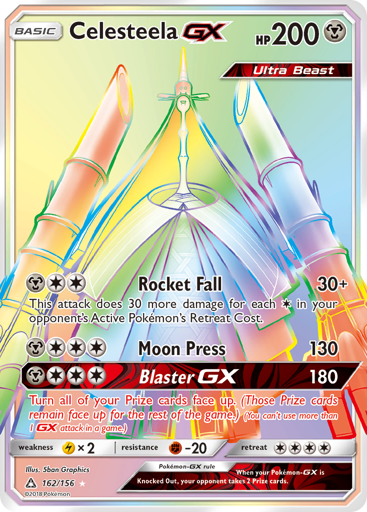 Celesteela GX (Secret Rare) (162) [SM - Ultra Prism] - Deck Out Gaming
