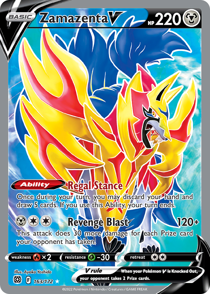 Zamazenta V (163/172) [Sword & Shield: Brilliant Stars] - Deck Out Gaming