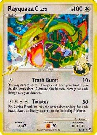 Rayquaza C (Cracked Ice) (8) [Miscellaneous Cards & Products] - Deck Out Gaming