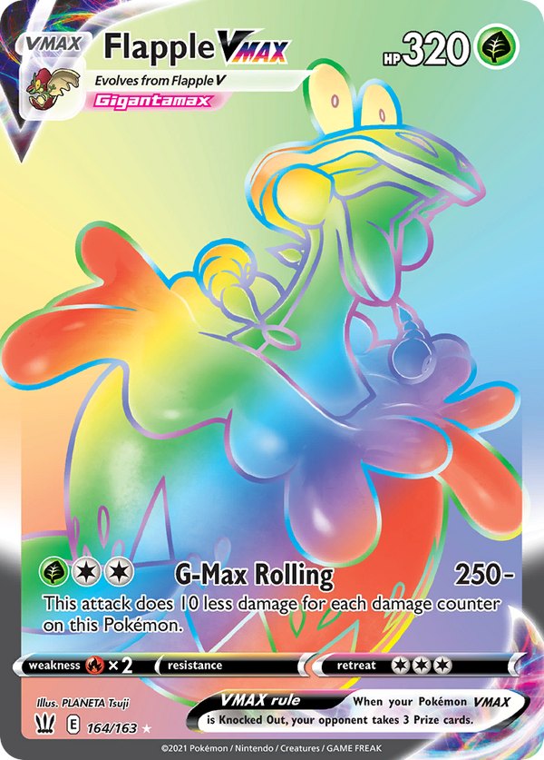 Flapple VMAX (Secret) [SWSH05: Battle Styles] - Deck Out Gaming