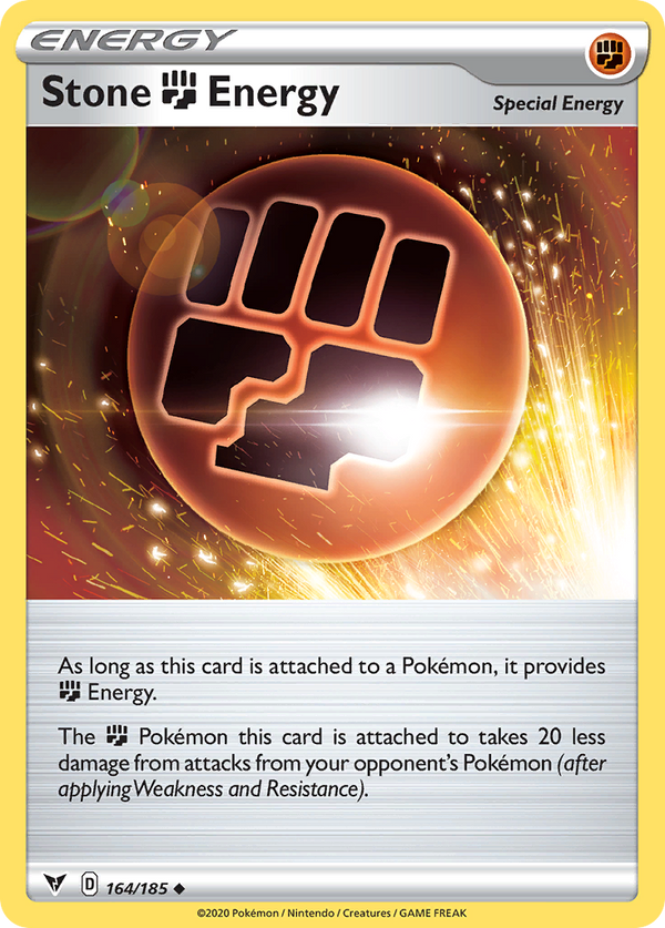 Stone Fighting Energy [SWSH04: Vivid Voltage] - Deck Out Gaming