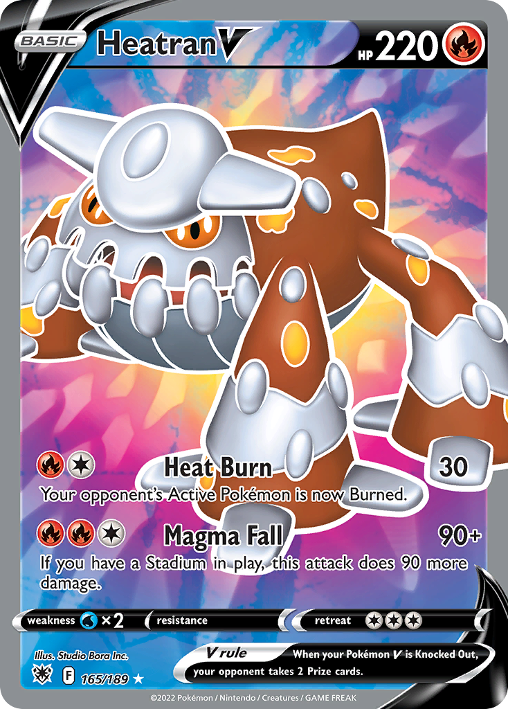 Heatran V (165/189) [Sword & Shield: Astral Radiance] - Deck Out Gaming