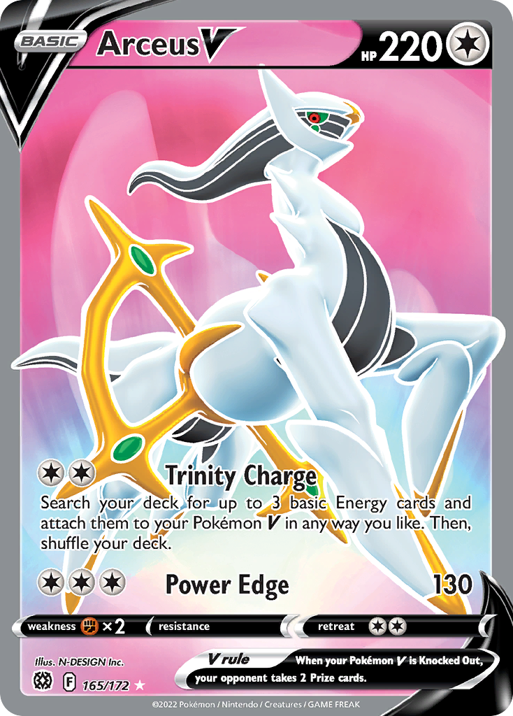 Arceus V (165/172) [Sword & Shield: Brilliant Stars] - Deck Out Gaming