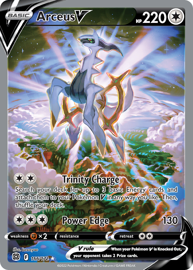 Arceus V (166/172) [Sword & Shield: Brilliant Stars] - Deck Out Gaming