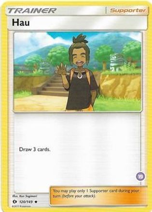 Hau (120/149) (Deck Exclusive #19) [Sun & Moon: Trainer Kit - Alolan Sandslash] - Deck Out Gaming