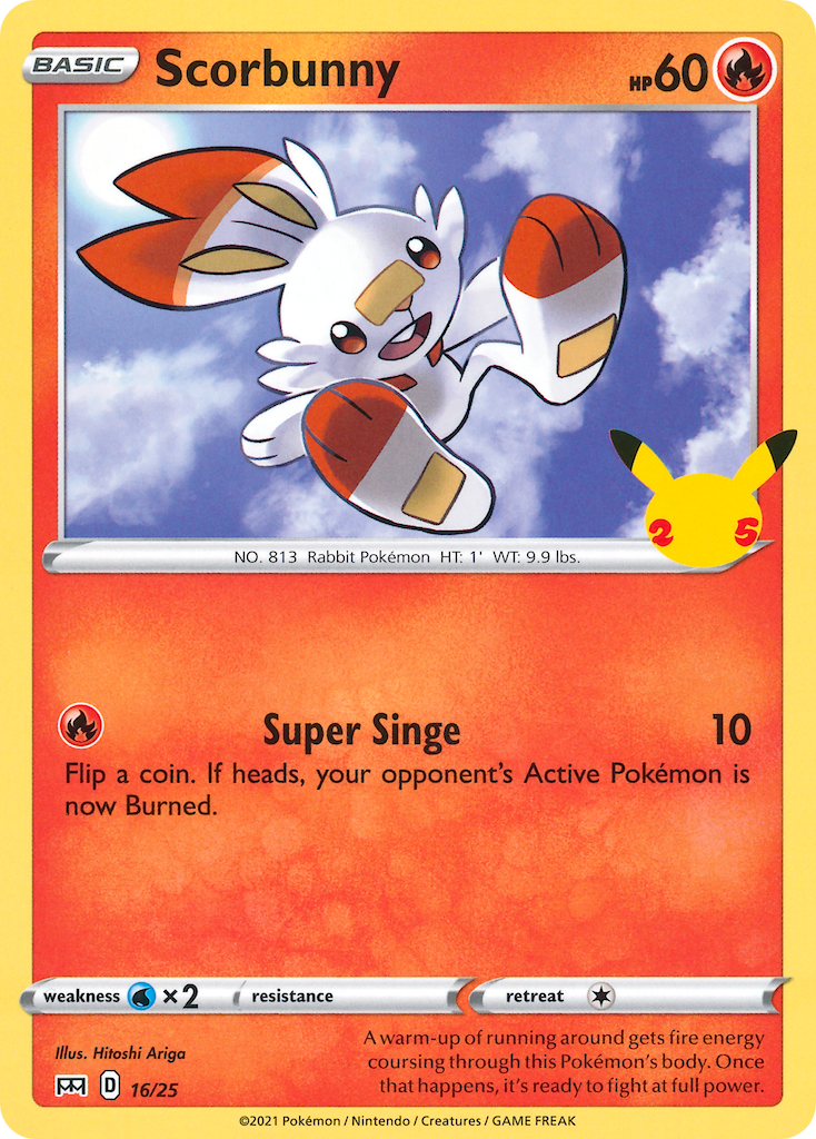 Scorbunny [McDonald's 25th Anniversary Promos] Holofoil - Deck Out Gaming