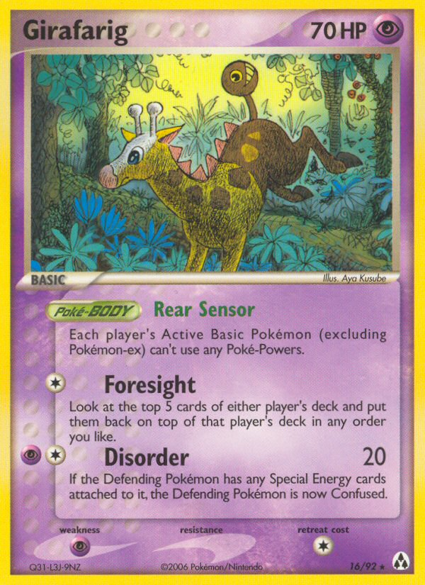 Girafarig (16) [Legend Maker] Reverse Holofoil - Deck Out Gaming