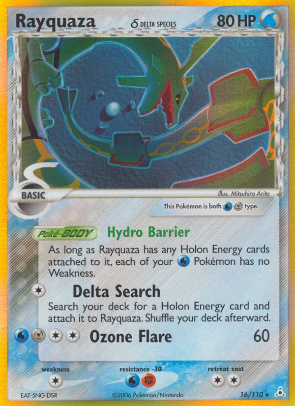 Rayquaza (16/110) (Delta Species) (Stamped) [EX: Holon Phantoms] - Deck Out Gaming