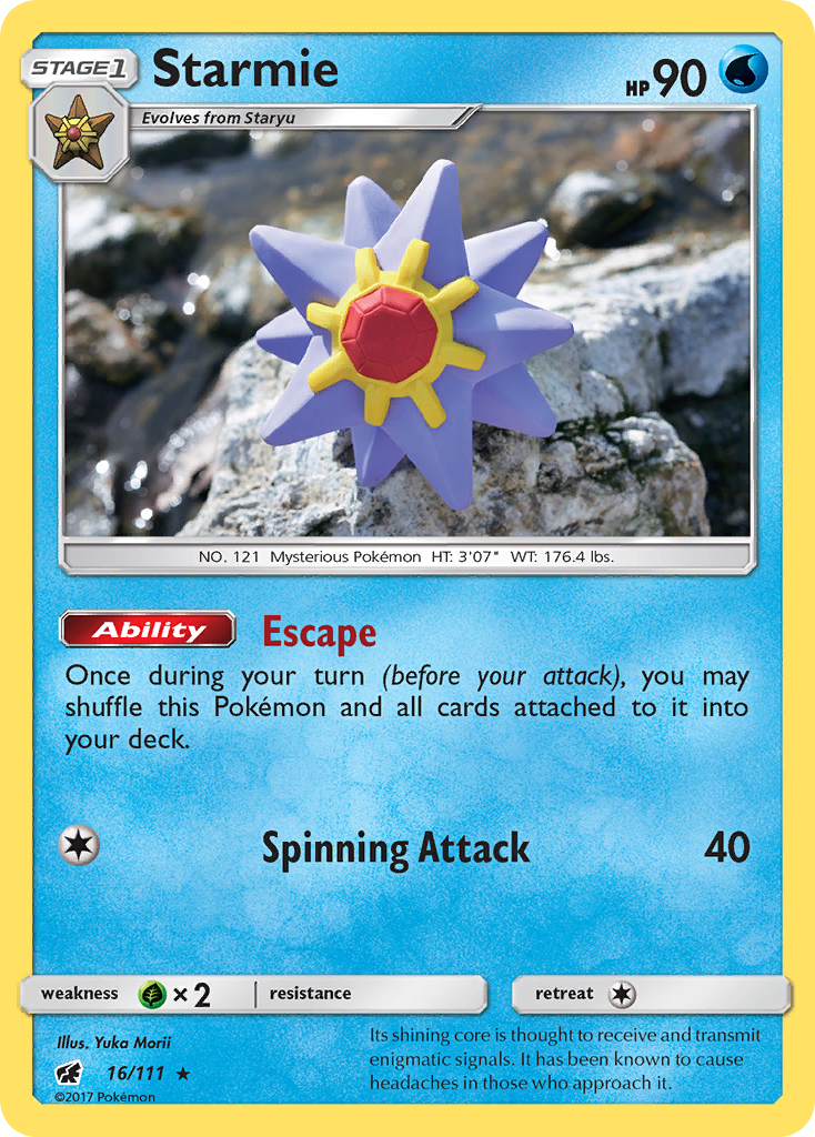 Starmie (16) [SM - Crimson Invasion] Reverse Holofoil - Deck Out Gaming