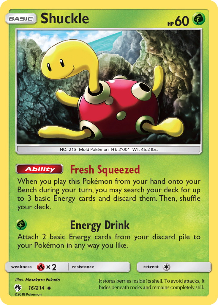 Shuckle (16) [SM - Lost Thunder]