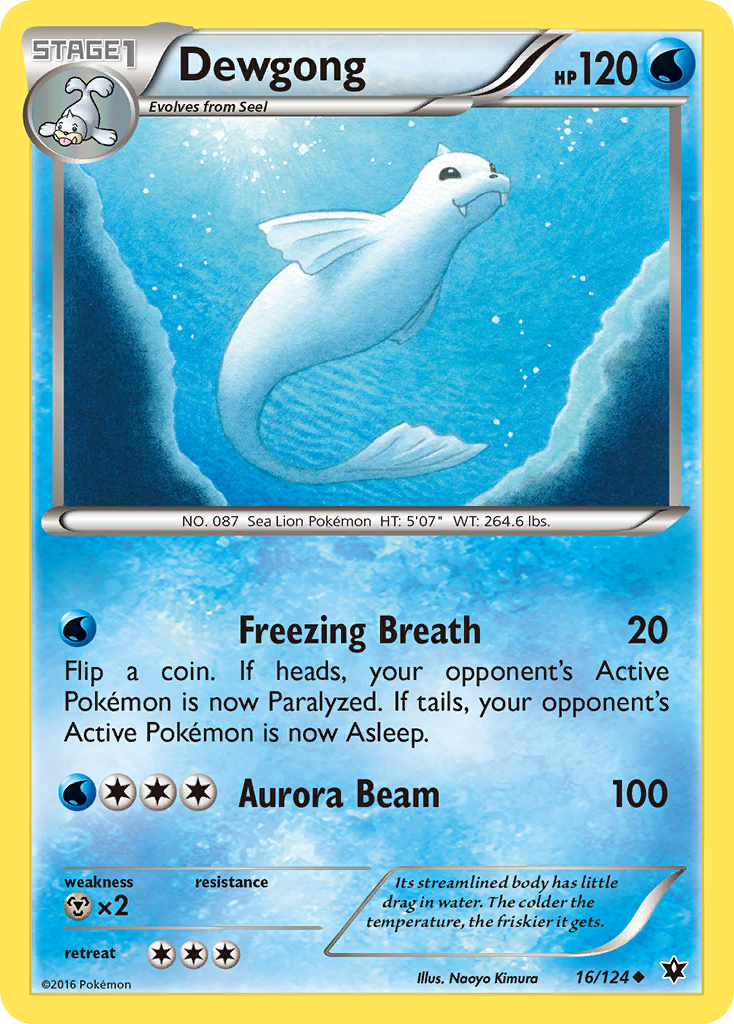 Dewgong (16) [XY - Fates Collide] - Deck Out Gaming