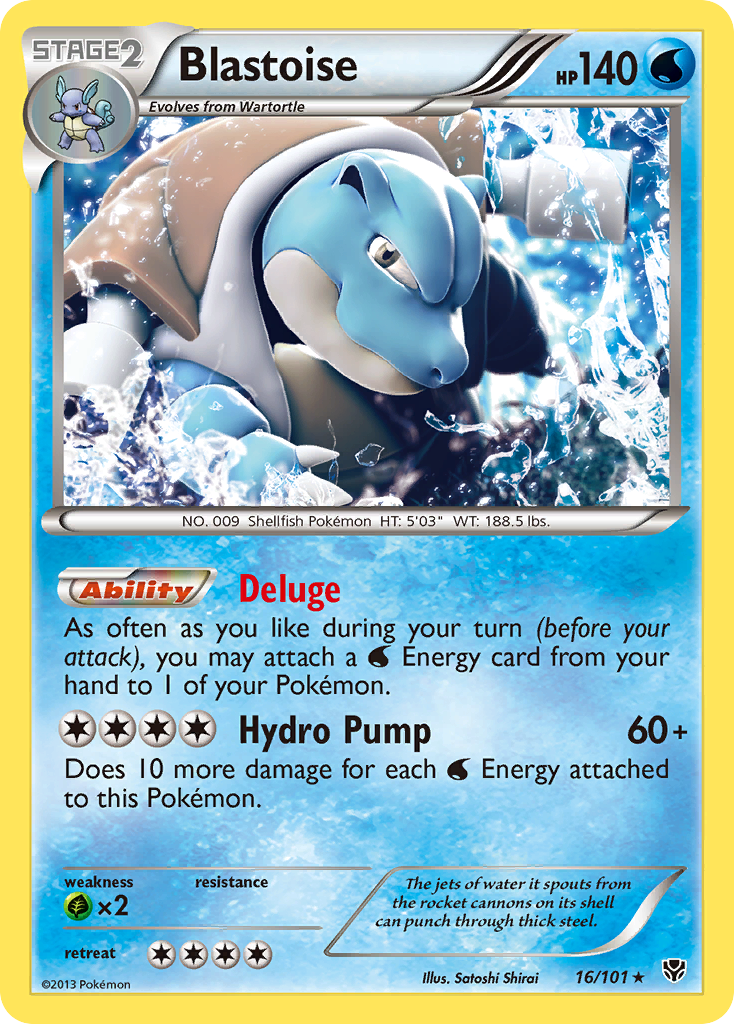 Blastoise (16) [Plasma Blast] Reverse Holofoil - Deck Out Gaming