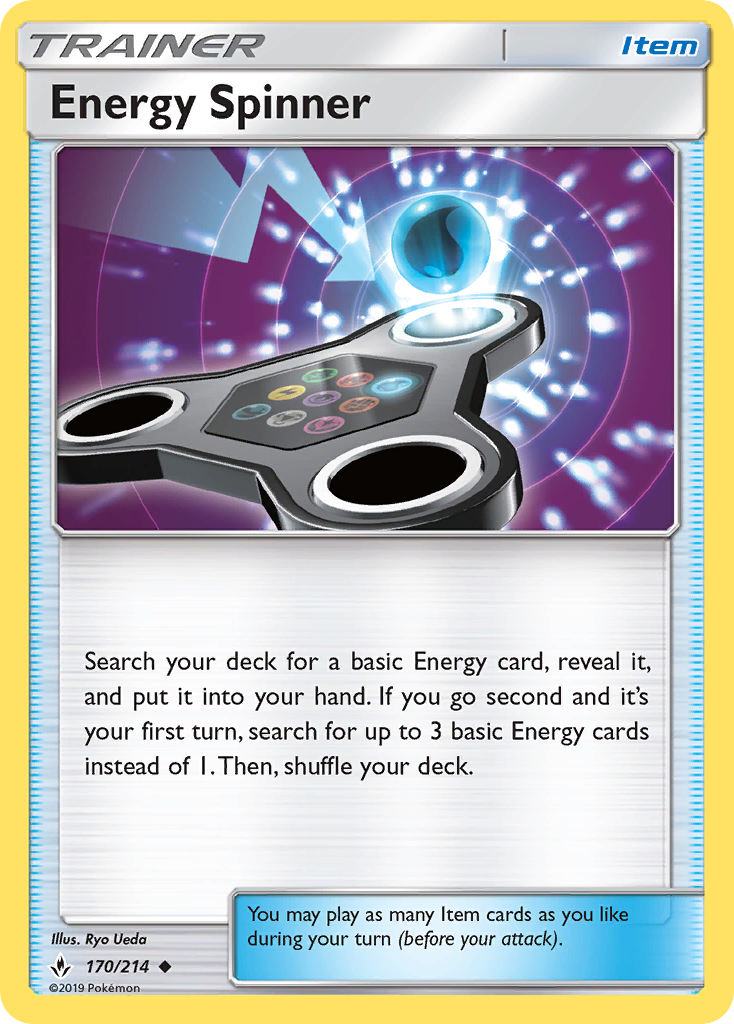 Energy Spinner (170/214) [Sun & Moon: Unbroken Bonds] Reverse Holofoil - Deck Out Gaming