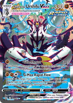 Rapid Strike Urshifu VMAX (Alternate Art Secret) [SWSH05: Battle Styles] - Deck Out Gaming