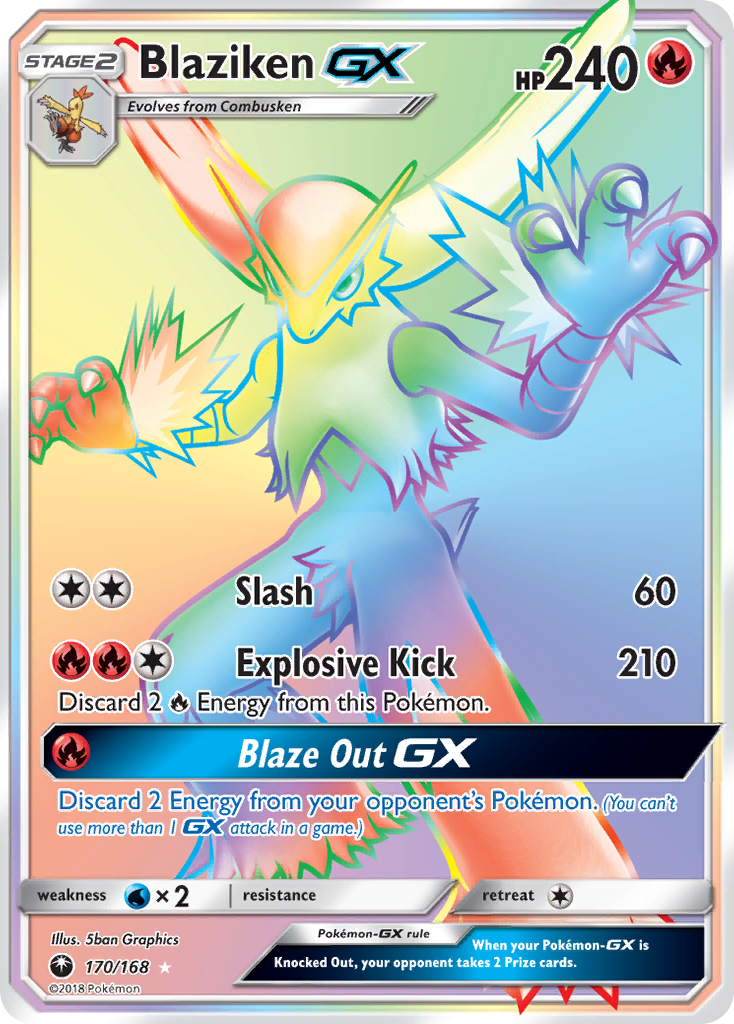 Blaziken GX (Secret) (170) [SM - Celestial Storm] - Deck Out Gaming