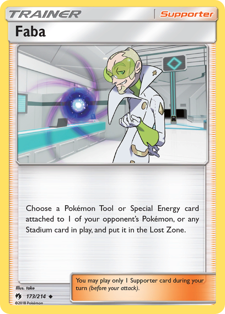 Faba (173) [SM - Lost Thunder] Reverse Holofoil