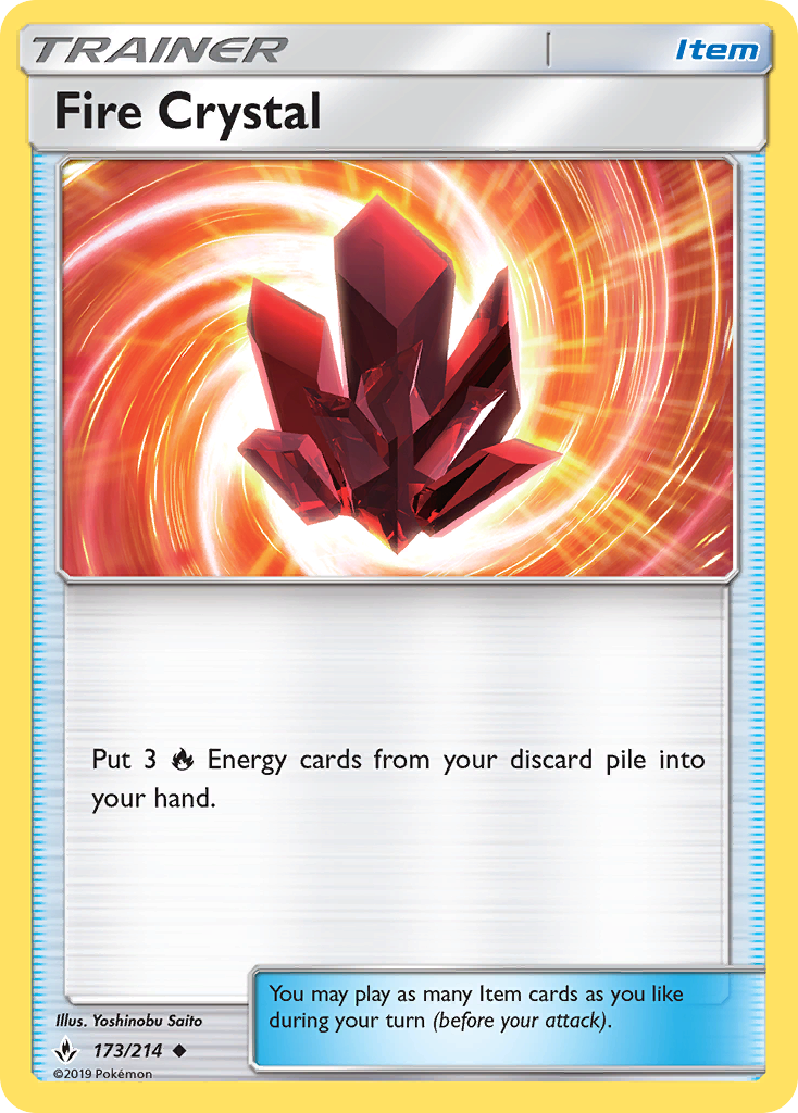 Fire Crystal (173/214) [Sun & Moon: Unbroken Bonds] Reverse Holofoil