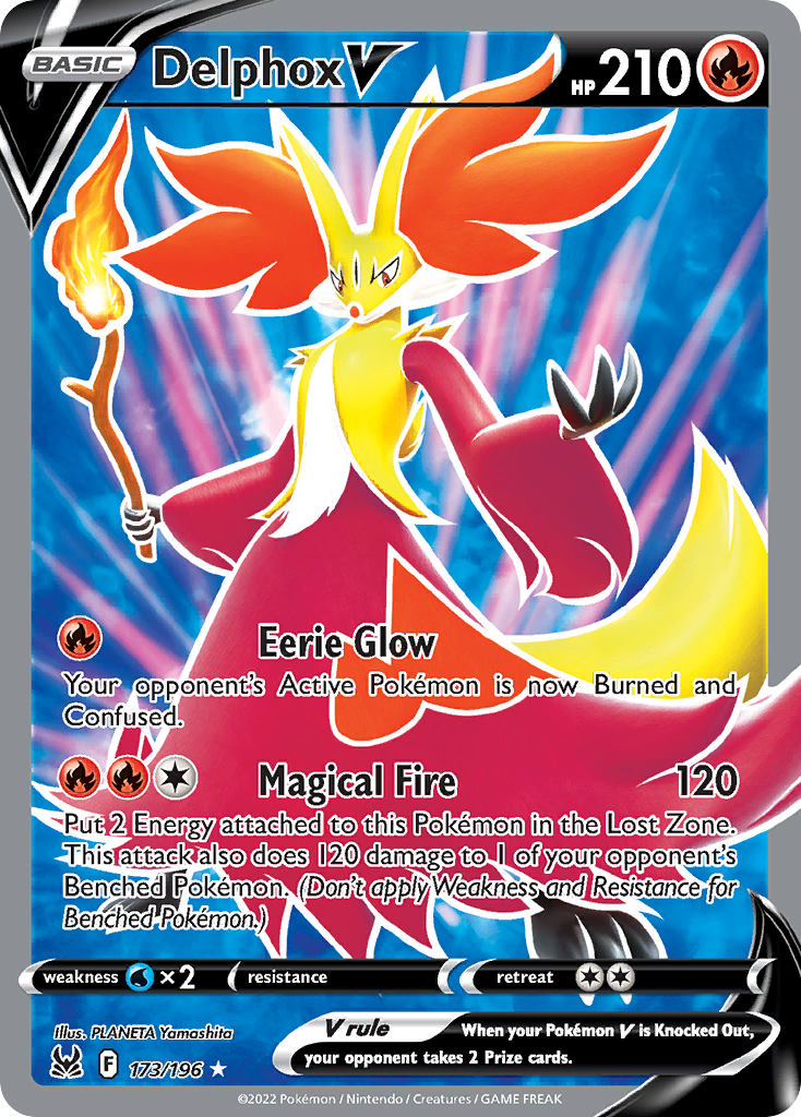 Delphox V (173/196) [Sword & Shield: Lost Origin] - Deck Out Gaming