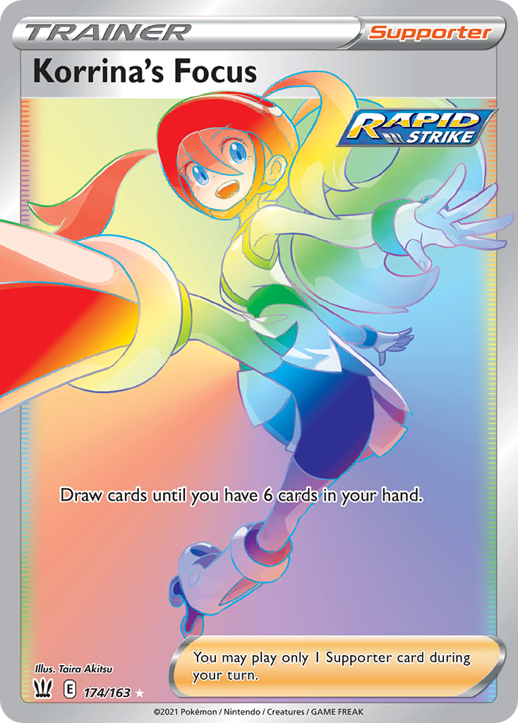 Korrina's Focus (Secret) [SWSH05: Battle Styles] - Deck Out Gaming