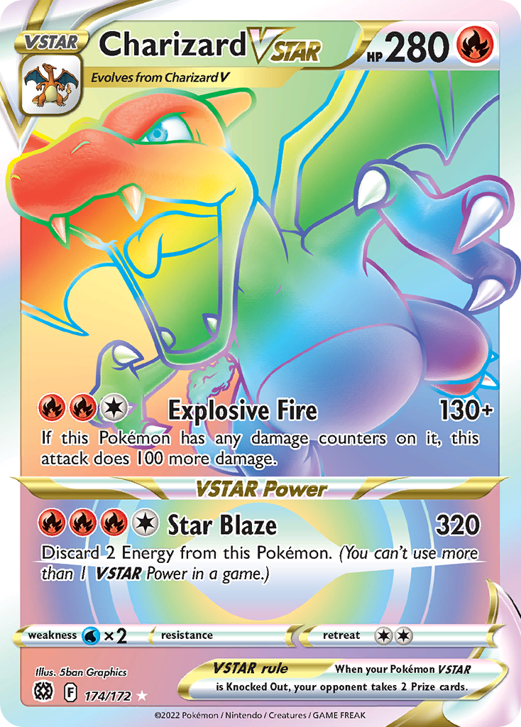 Charizard VSTAR (174/172) [Sword & Shield: Brilliant Stars] - Deck Out Gaming