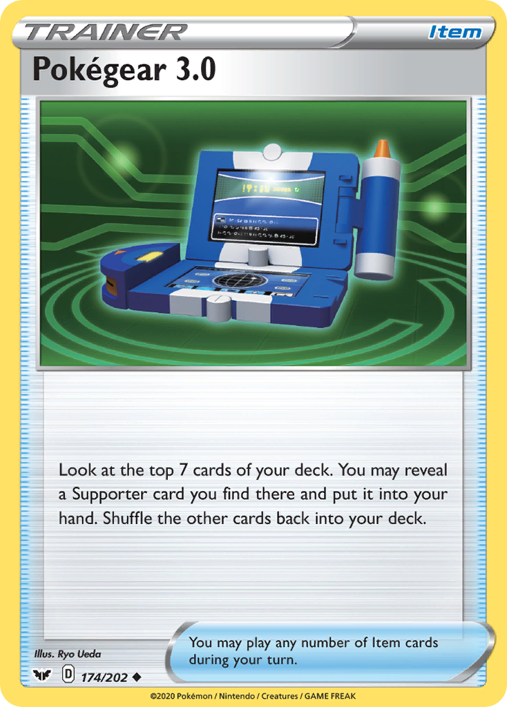 Pokegear 3.0 (174/202) [SWSH01: Sword & Shield Base Set] Reverse Holofoil - Deck Out Gaming