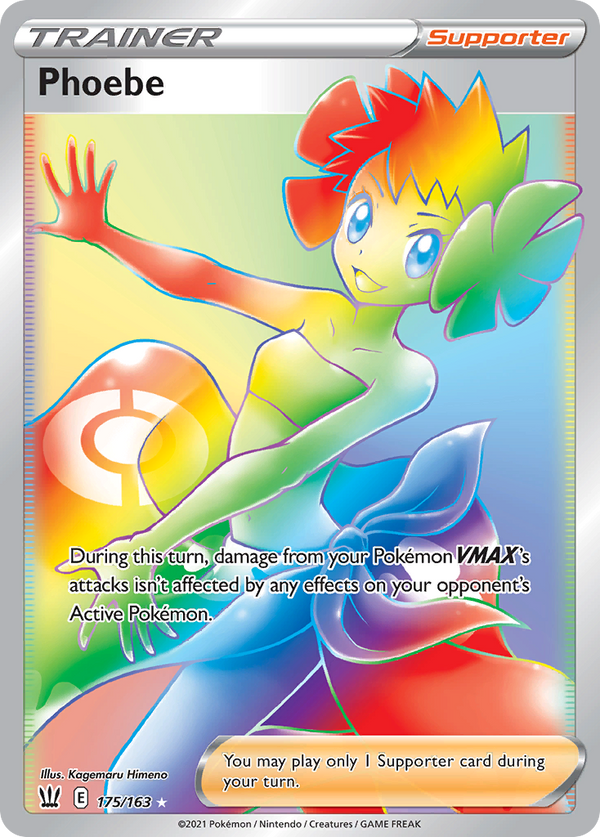 Phoebe (Secret) [SWSH05: Battle Styles] - Deck Out Gaming