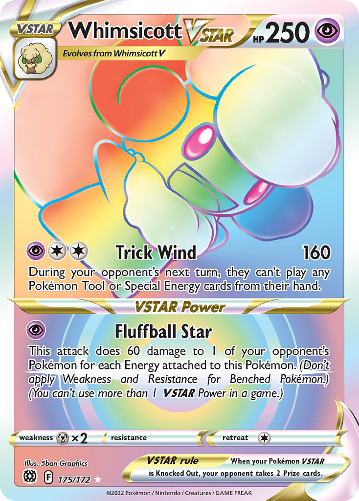 Whimsicott VSTAR (175/172) [Sword & Shield: Brilliant Stars] - Deck Out Gaming