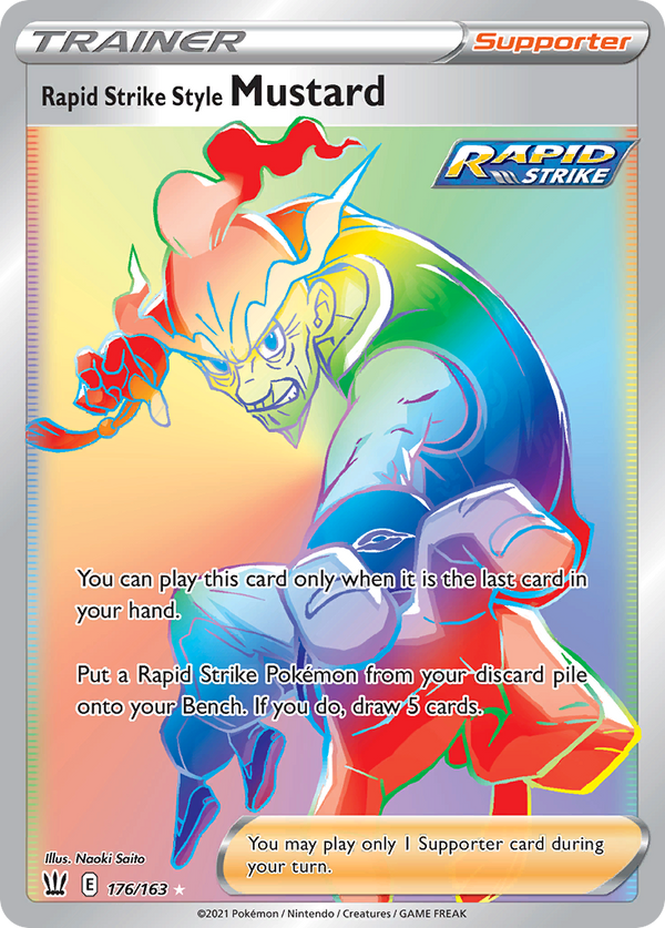 Rapid Strike Style Mustard (Secret) [SWSH05: Battle Styles] - Deck Out Gaming