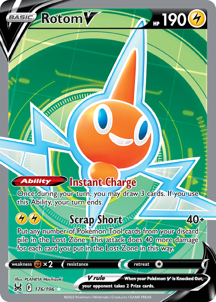 Rotom V (176/196) [Sword & Shield: Lost Origin]