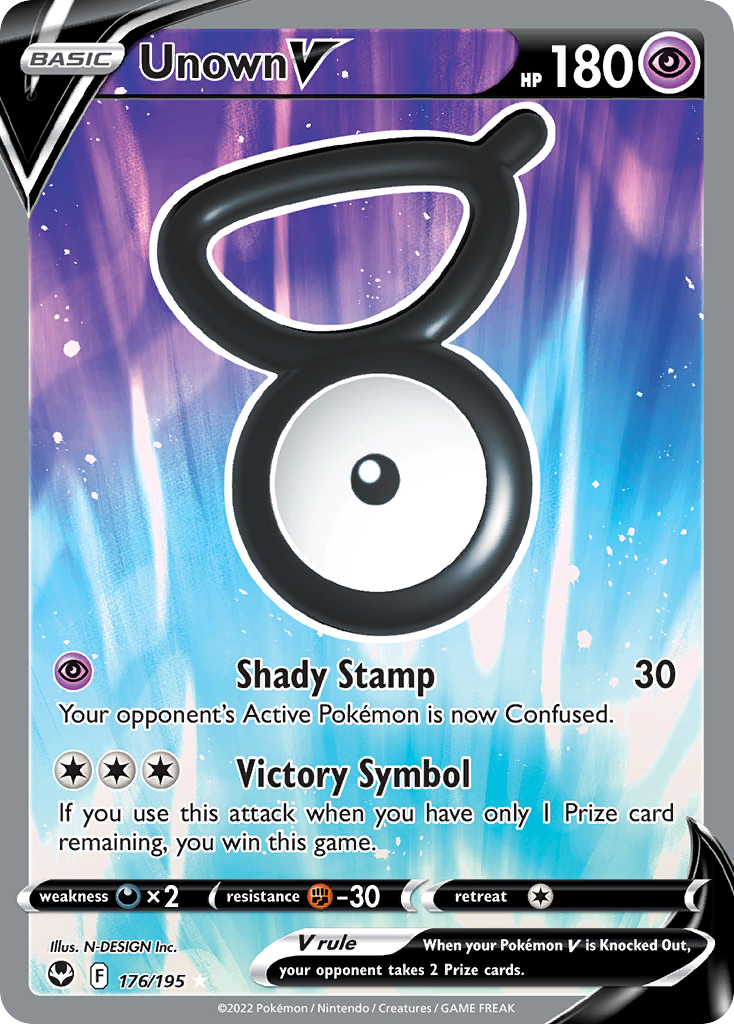 Unown V (176/195) [Sword & Shield: Silver Tempest] - Deck Out Gaming