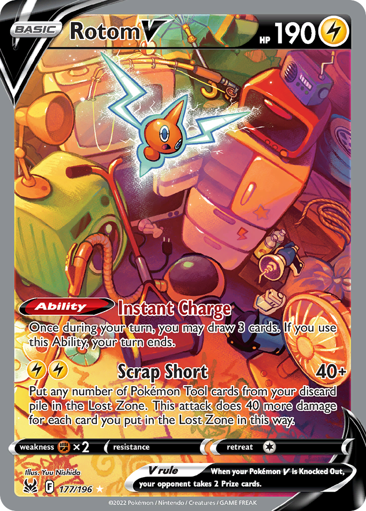 Rotom V (177/196) [Sword & Shield: Lost Origin] - Deck Out Gaming