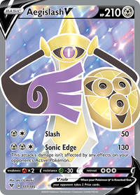 Aegislash V (Full Art) [SWSH04: Vivid Voltage] - Deck Out Gaming