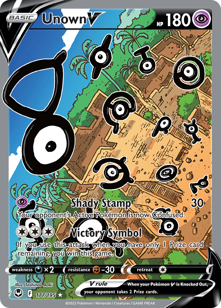 Unown V (177/195) [Sword & Shield: Silver Tempest] - Deck Out Gaming