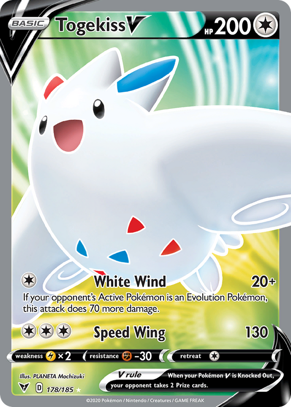 Togekiss V (Full Art) [SWSH04: Vivid Voltage] - Deck Out Gaming