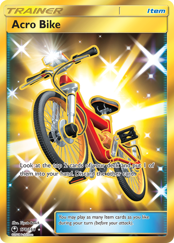 Acro Bike (Secret) (178) [SM - Celestial Storm] - Deck Out Gaming