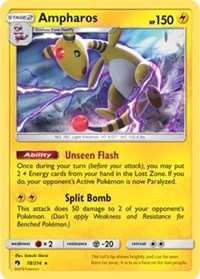 Ampharos (SM Lost Thunder) (78) [Deck Exclusives] - Deck Out Gaming