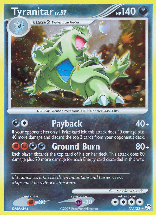 Tyranitar (17) [Mysterious Treasures] Reverse Holofoil - Deck Out Gaming