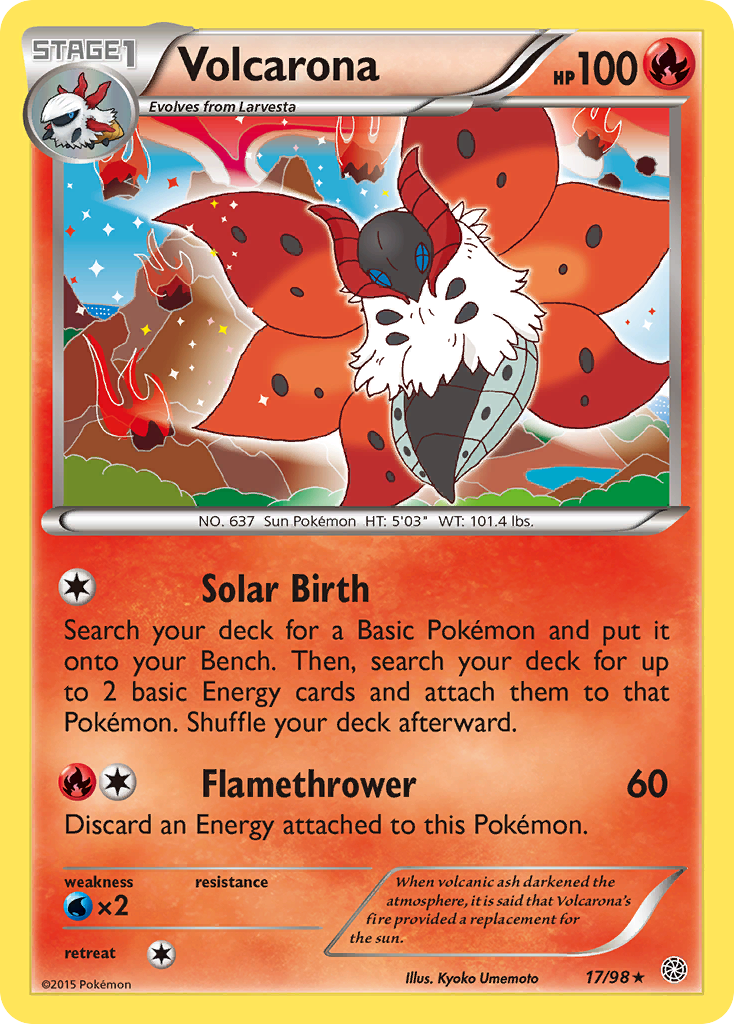 Volcarona (17) (17) [XY - Ancient Origins] - Deck Out Gaming