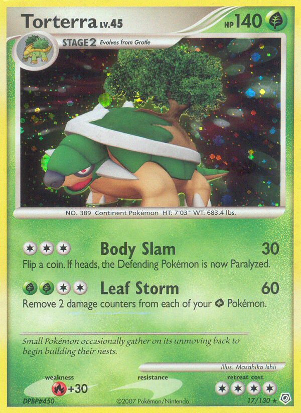 Torterra (17) [Diamond and Pearl] Reverse Holofoil - Deck Out Gaming